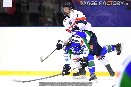 2019-12-14 Hockey Milano Bears-Chiavenna 2428 Gabriele Asinelli